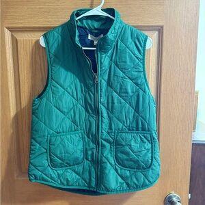 New 41 Hawthorn quilted vest women’s size large green zippered lightweight